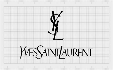 yves saint laurent logo font